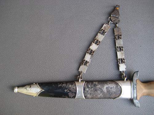 NSKK chained dagger scabbard