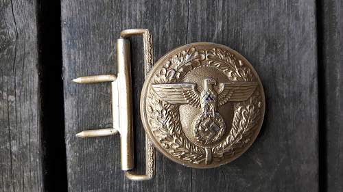 NSDAP political leader's belt and buckle M4/24