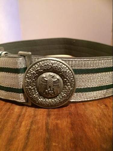 WH Officer Parade belt all original?