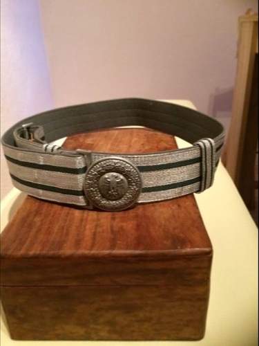 WH Officer Parade belt all original?