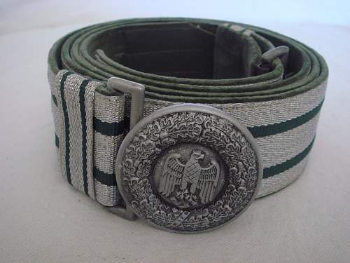 It's Been A Few Months Since Someone Put One Up - Army Officer Brocade Belt and Buckle