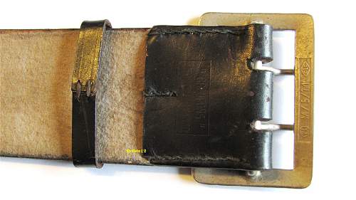 Open claw officers belt