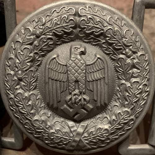 German Buckles in My Collection - Roundel Close Ups