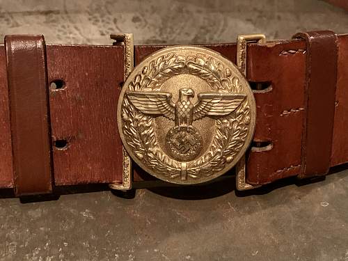 Political Leader's Belt and Buckle