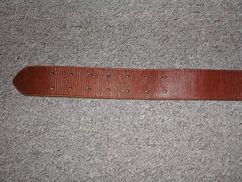 Political leader belt? Fake?