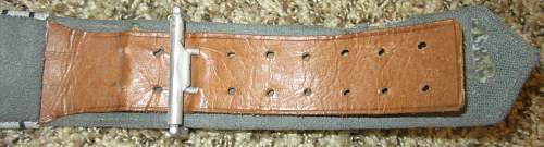 Unmarked Heer Officer Buckle and Brocade