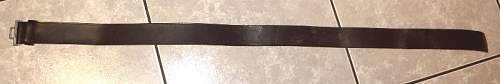 SS officer belt