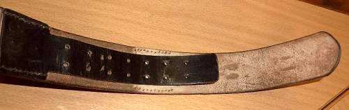 SS officer belt