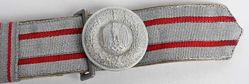 Army Heer Bandsman Officers Belt &amp; Buckle
