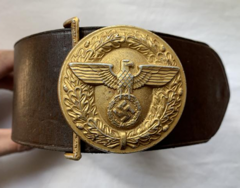 Original NSDAP political leader belt and buckle?