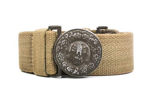 Heer tropical officer brocade belt with buckle