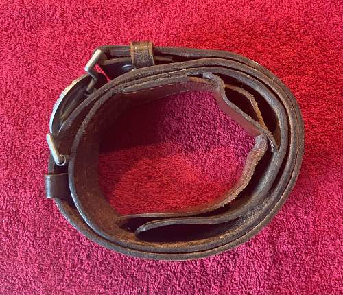 Police leather belt