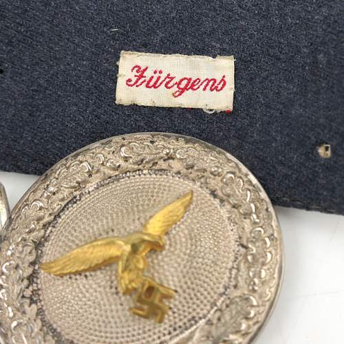 Luftwaffe officer’s brocade belt and buckle (named), all good?