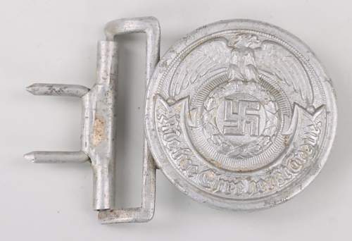 SS Officer’s Belt Buckle by “RZM SS OLC 36/39”