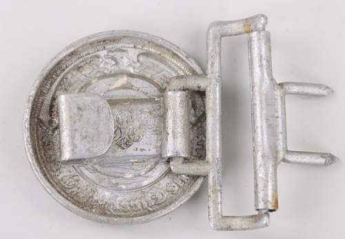 SS Officer’s Belt Buckle by “RZM SS OLC 36/39”