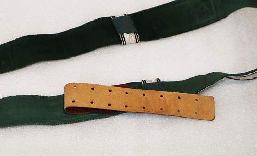 Allgemeine SS Officer Brocade Belt - Authenticate Please