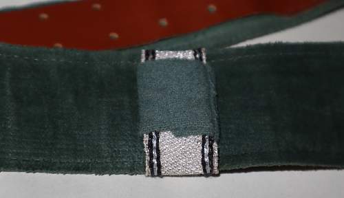 Allgemeine SS Officer Brocade Belt - Authenticate Please