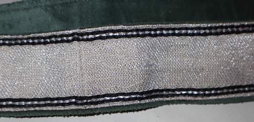 Allgemeine SS Officer Brocade Belt - Authenticate Please