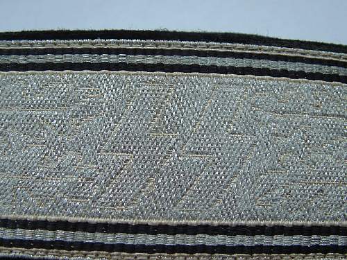 Allgemeine SS Officer Brocade Belt - Authenticate Please