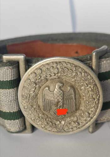 Heer Officer's brocade belt