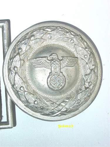 Justice official buckle