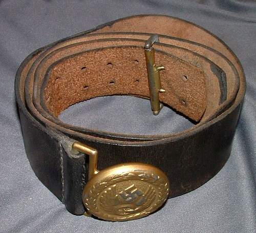 Reischsbahn Officer Belt &amp; Buckle