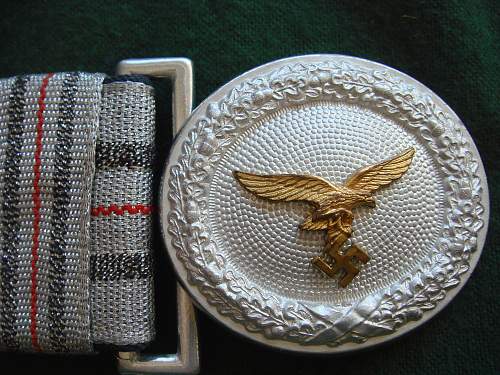 Luftwaffe brocade belt buckle