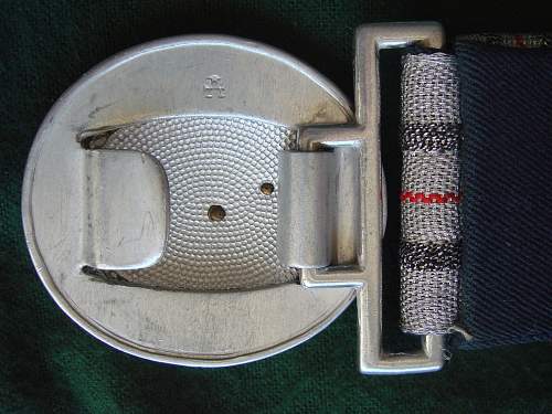 Luftwaffe brocade belt buckle