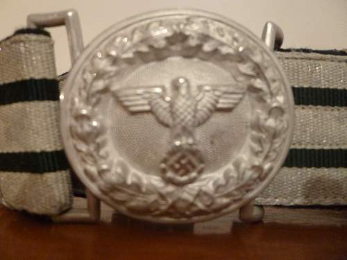 Forestry belt and buckle