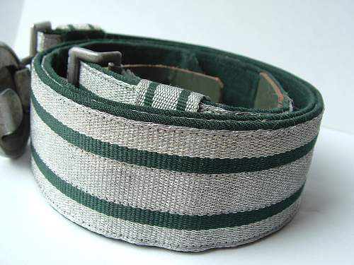 Forestry belt and buckle