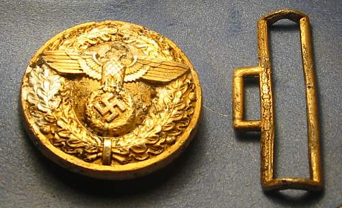 NSDAP belt buckle markings?