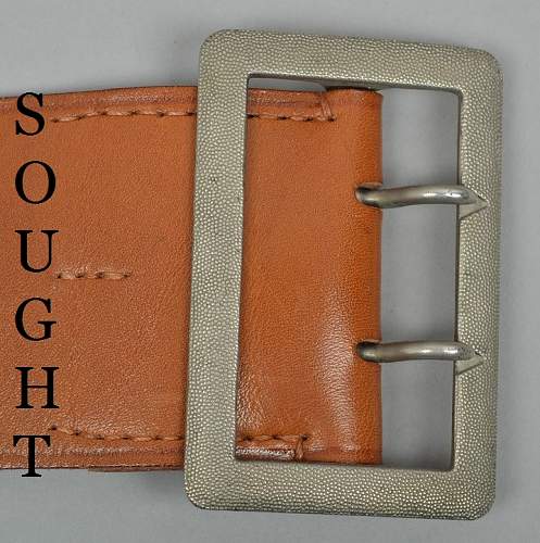 Wehrmacht brown double-claw Officer's belt