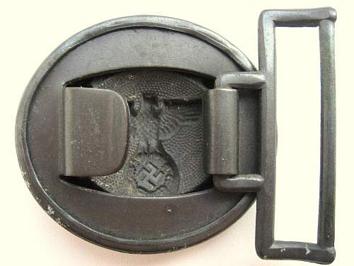 Unknown - WW2 German Buckle &amp; Belt