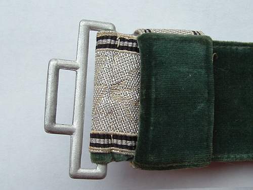 Police SS Buckle and Brocade