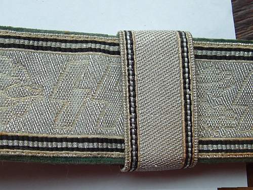 Police SS Buckle and Brocade