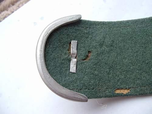 Police SS Buckle and Brocade