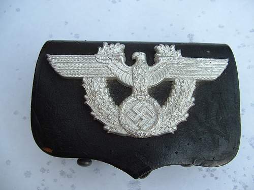 Police SS Buckle and Brocade