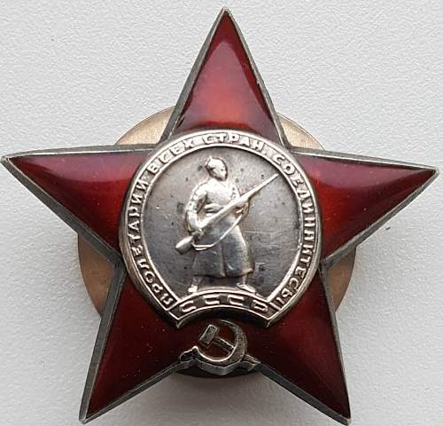 Order of the Red Star 4 Digit Serial Fake?