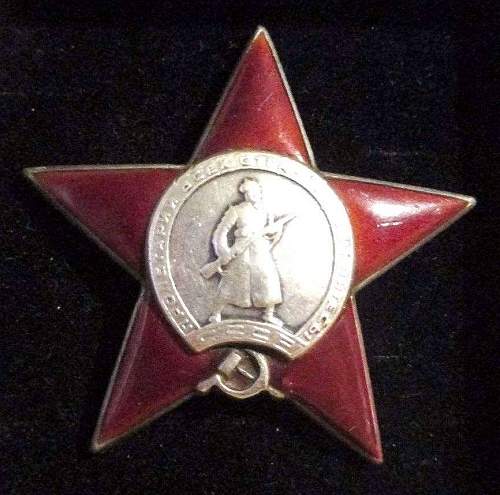 Red Star with N ° 111967 .