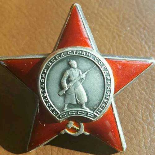 Order of the Red Star #2700872, Opinions?