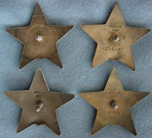 4 Red Stars 6 Digit Numbers