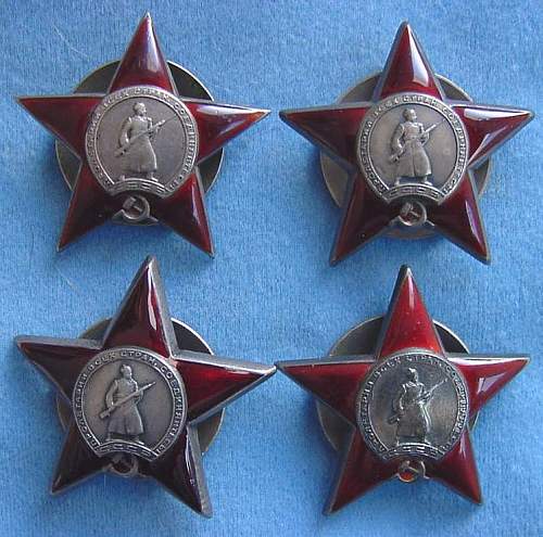 4 Red Stars 6 Digit Numbers