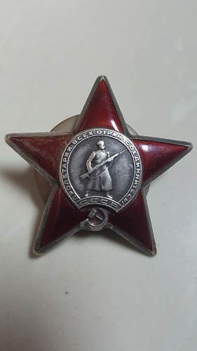 Red Star Order, serial '710169' + Docs