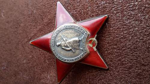 Order of the Red Star # 1756577 Kagormonyan Nariman Arutyunovich