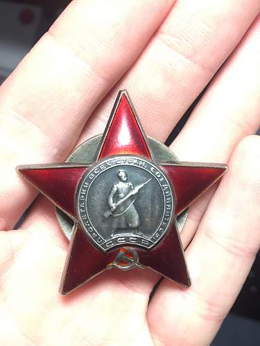 Real or fake Order of the Red Star?