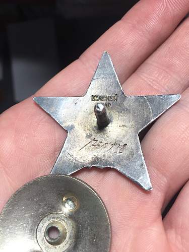 Real or fake Order of the Red Star?