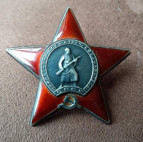 Red Star awarded to tank mechanic for advance on Berlin