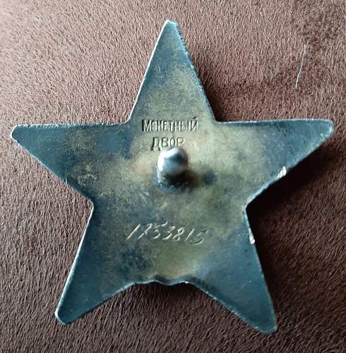 Red Star awarded to tank mechanic for advance on Berlin