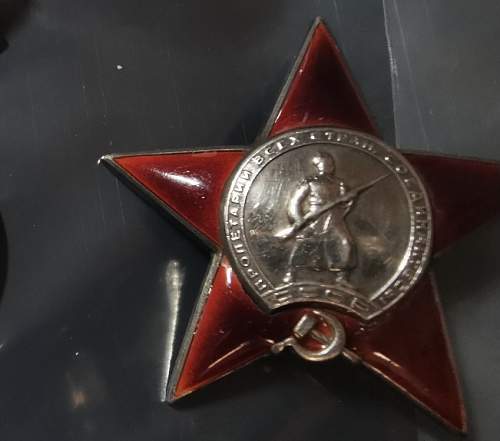 Real or fake Order of the Red Star?