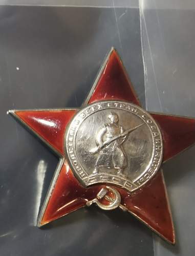 Real or fake Order of the Red Star?